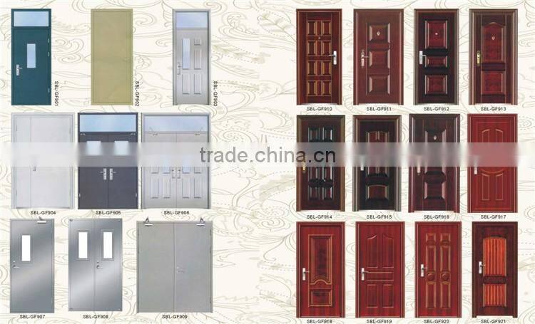 Cheap fire rated steel door steel security door in china