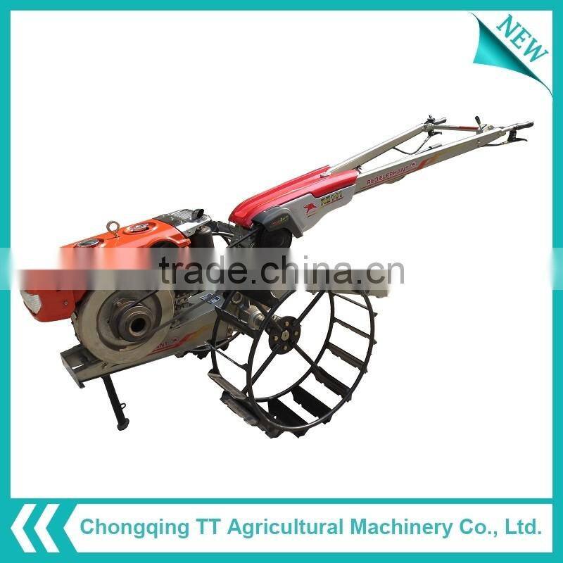 Rotary plough for walking tractor