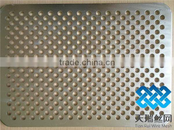 For screening grains seeds coal sands gravels and chemical products stainless perforated sheet