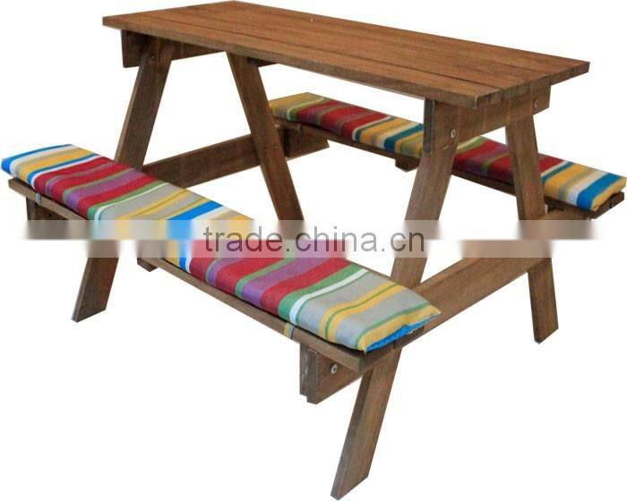 High Quality Outdoor Kids Children Wooden Picnic Table