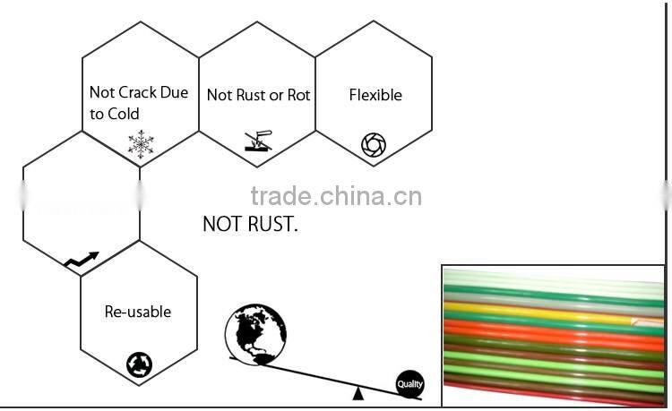 colorful high strength glass fiber vineyard post