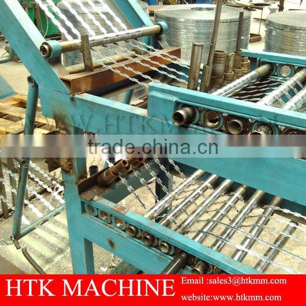 High Speed razor wire making machine / razor barbed wire machine / concertina razor wire machine