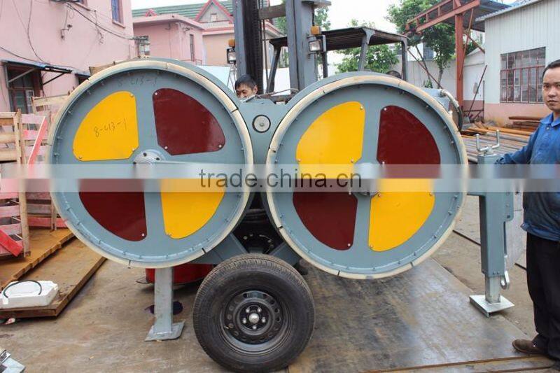 Overhead Transmission Line OPGW Puller Tensioner 40KN With 1200mm Tension Wheel