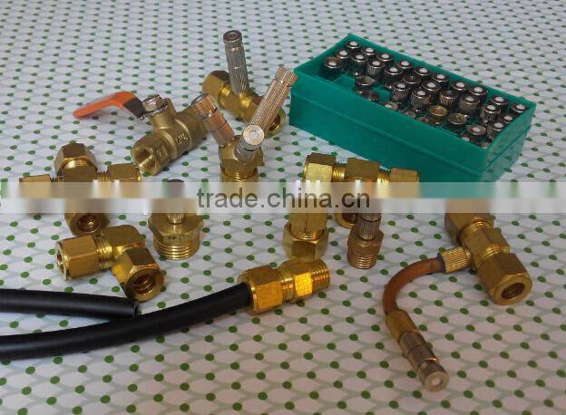 misting nozzles and accessaries (low and high pressure)