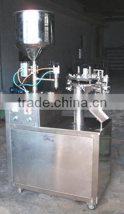 Semi-Automatic Metal tube Filling and Sealing Machine for paint,glue,ointment