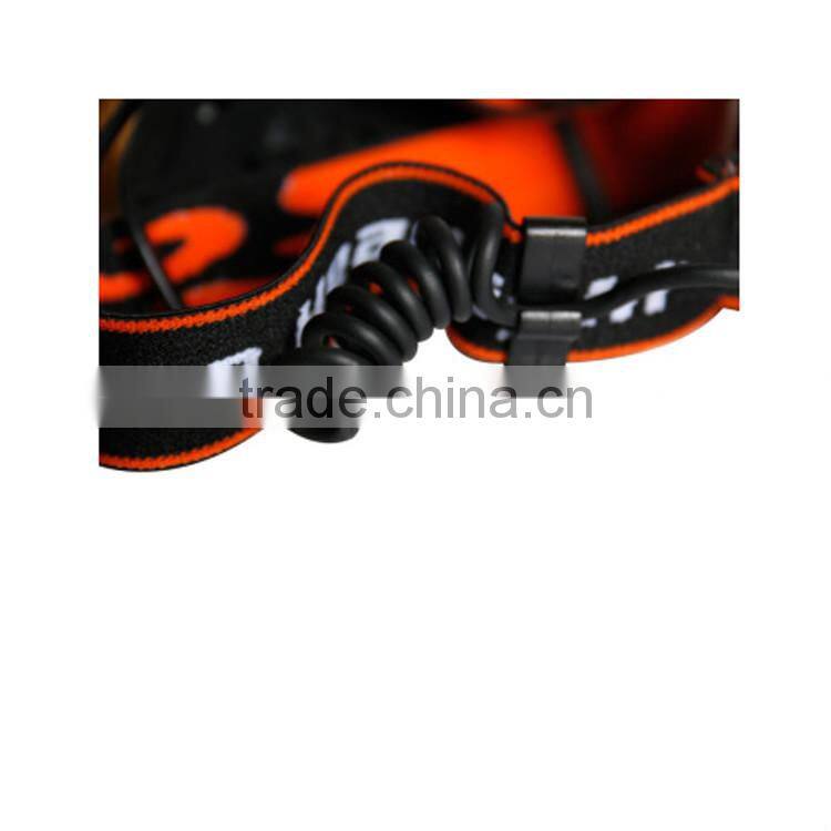 led headlamp 2x18650 rechargeable li-ion battery ultrabright XML-T6 LED headlamp