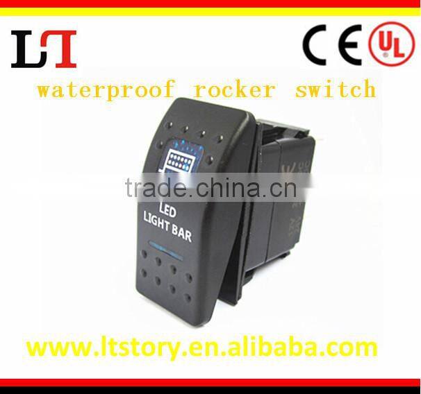 Car LED light waterproof rocker switch