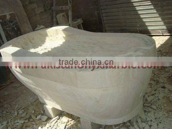 Handcarved in pure Natural Marble Stone/MARBLE BATHTUBS