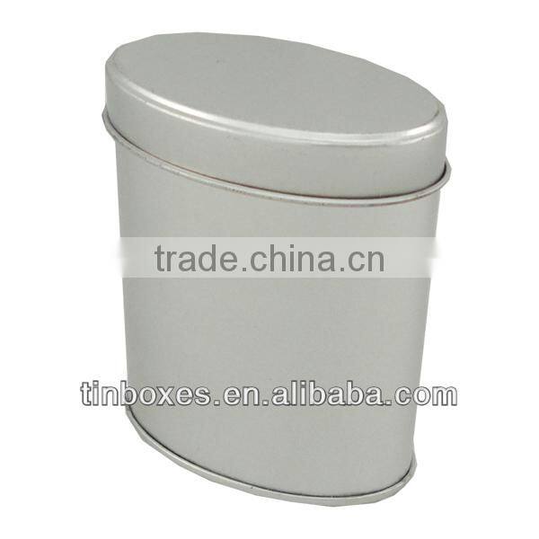oval metal tin box(E303)