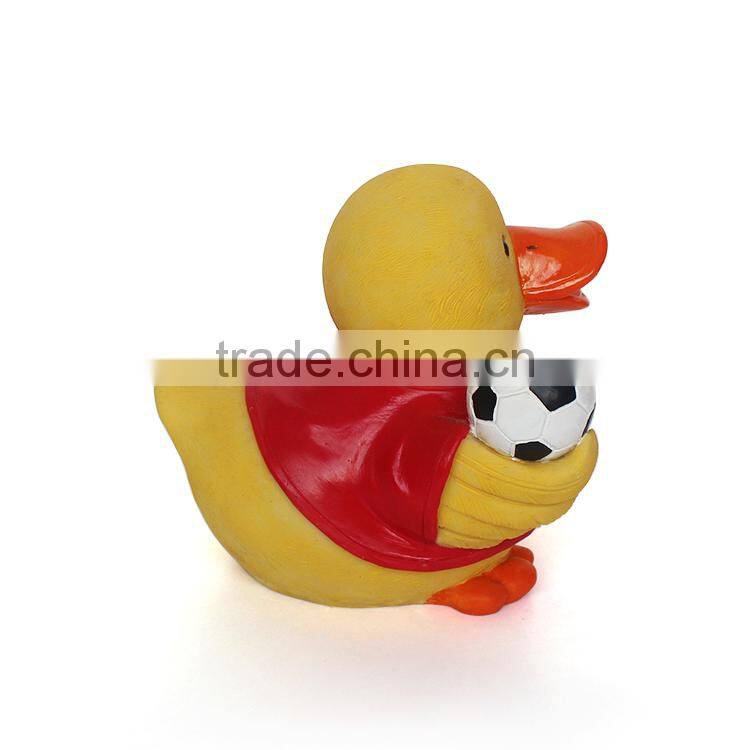 2015 resin yellow duck figurines slippers