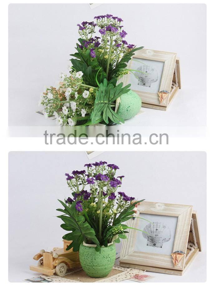 Zakka desktop ornaments small potted plants home artificial bonsai