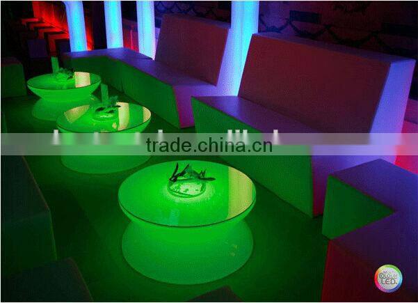 Rechargeable LED tea/coffee table