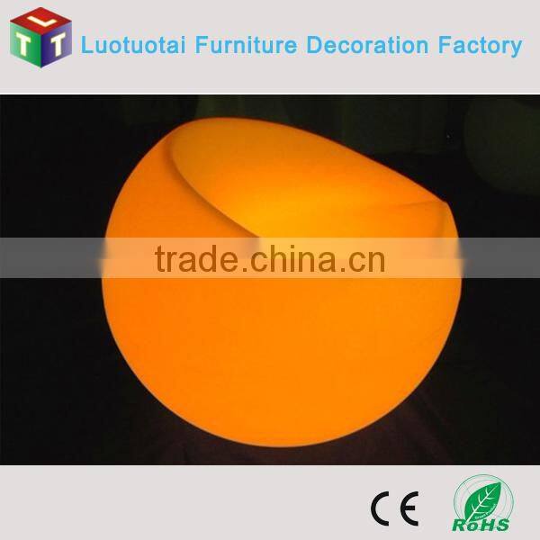 Cheap battery operated LED chair/lighting plastic sofa
