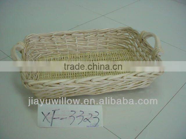 Natural empty bread baskets wholesale with neat liner