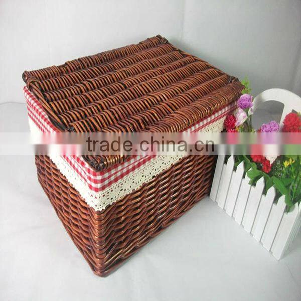 Exqusite large round storage baskets with lids