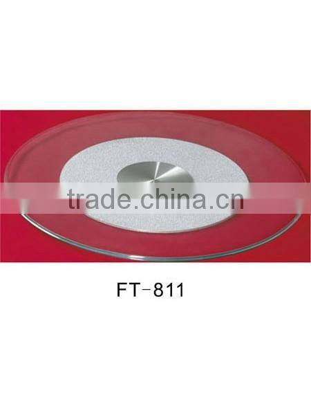 Strong tempered glass lazy susan FT-811