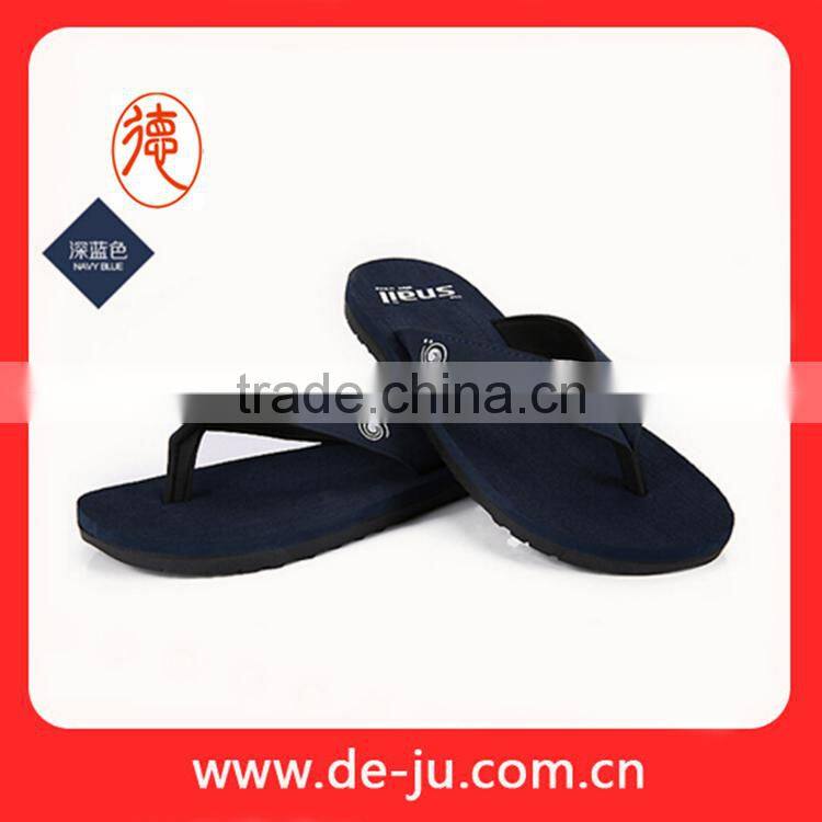 Beige sole and strap garden flip flop from china