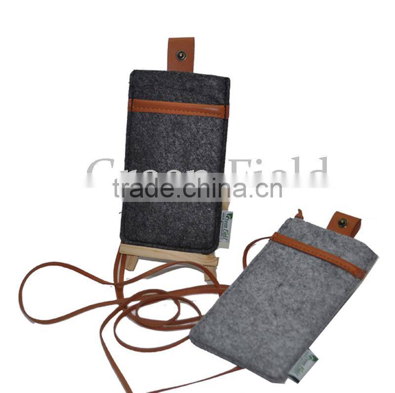 Cheap cell phone neck pouch fancy mobile phone pouch