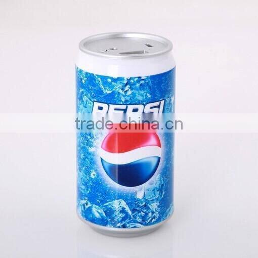 High quality Mobile power bank 2600mah cola Can shape portable power pack