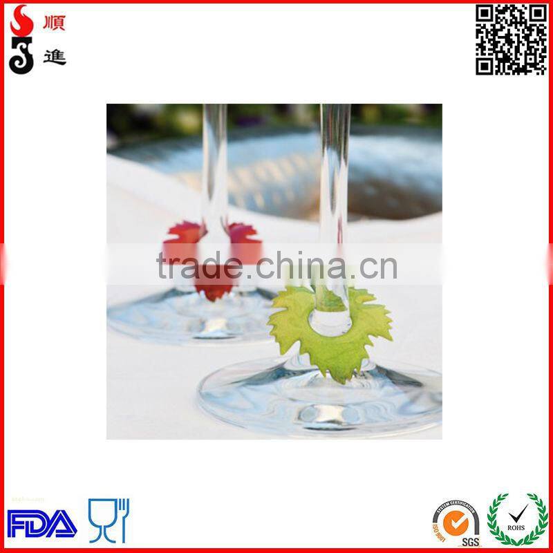 daisy silicone party glass markers,wine glass identifiers