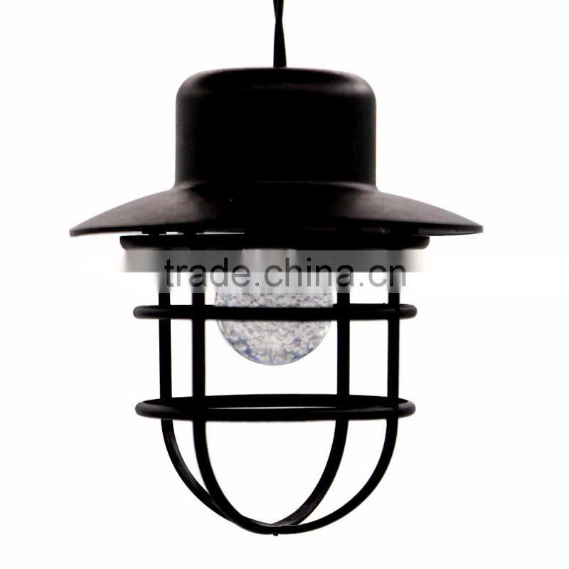 10-Light Solar Hanging Lantern String Light Outdoor LED Landscape Lawn Garden Lamp