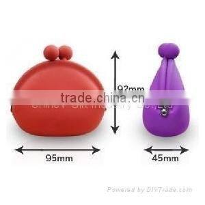 non- toxic metal frame silicone purse