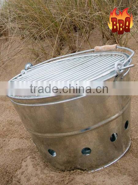 25Cm BBQ Mini Bucket portable Barbecue
