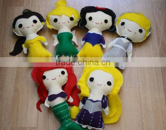 hot sale high quality handmade promotional new product handmade eco friendly cheap wholesale felt cute new toy for baby girls