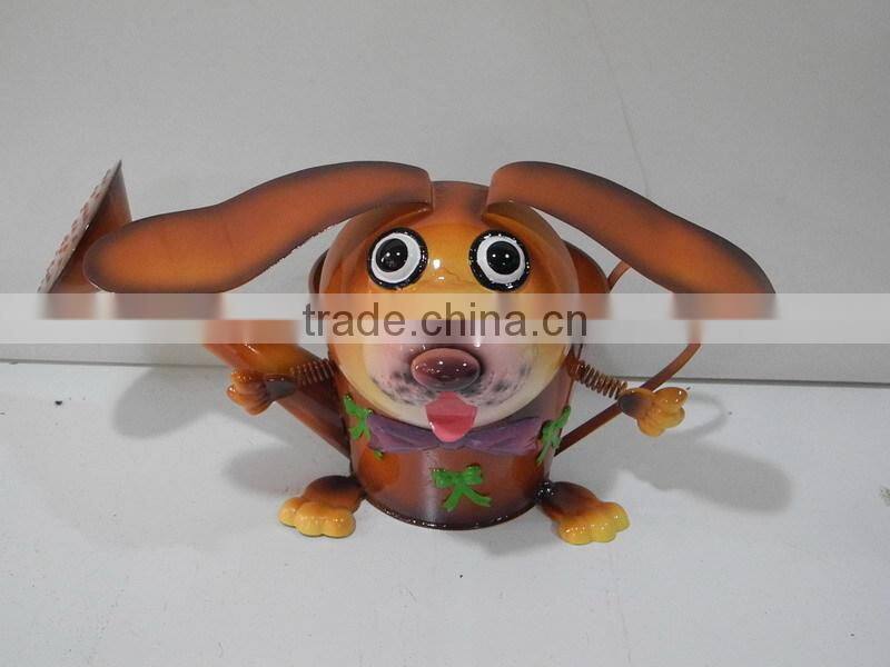 YS13311 Garden decoration metal dog shape watering cans made in Xiamen