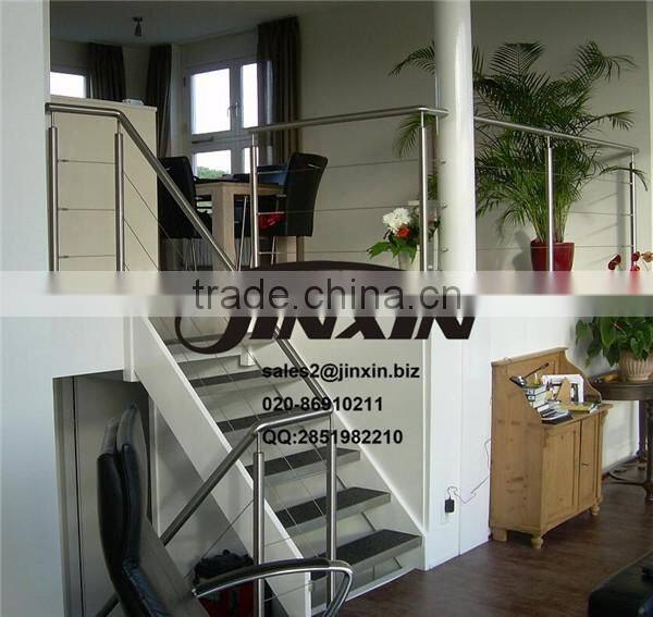 JINXIN stainless steel balcony railing /balcony wire handrail railing system /cable railing