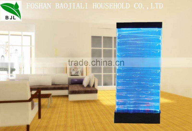 Led dancing water bubble wall room divider screens for bar cafe design