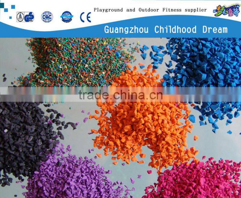 (EP-04) Red EPDM rubber granules , factory direct sale EPDM granule raw material water proof color granule of EPDM rubber