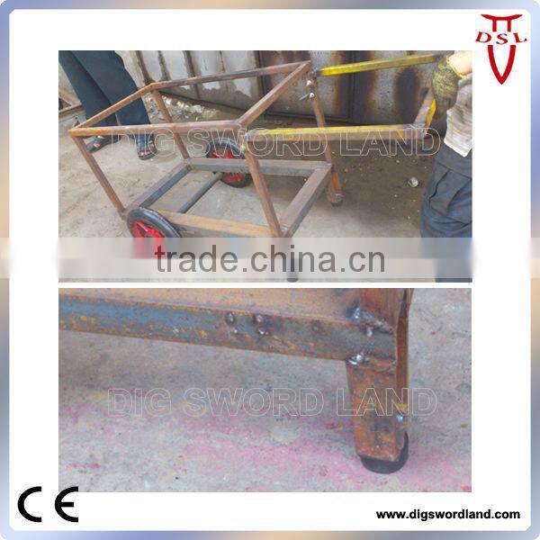 Hydraulic rock splitter with power pack for natural stone