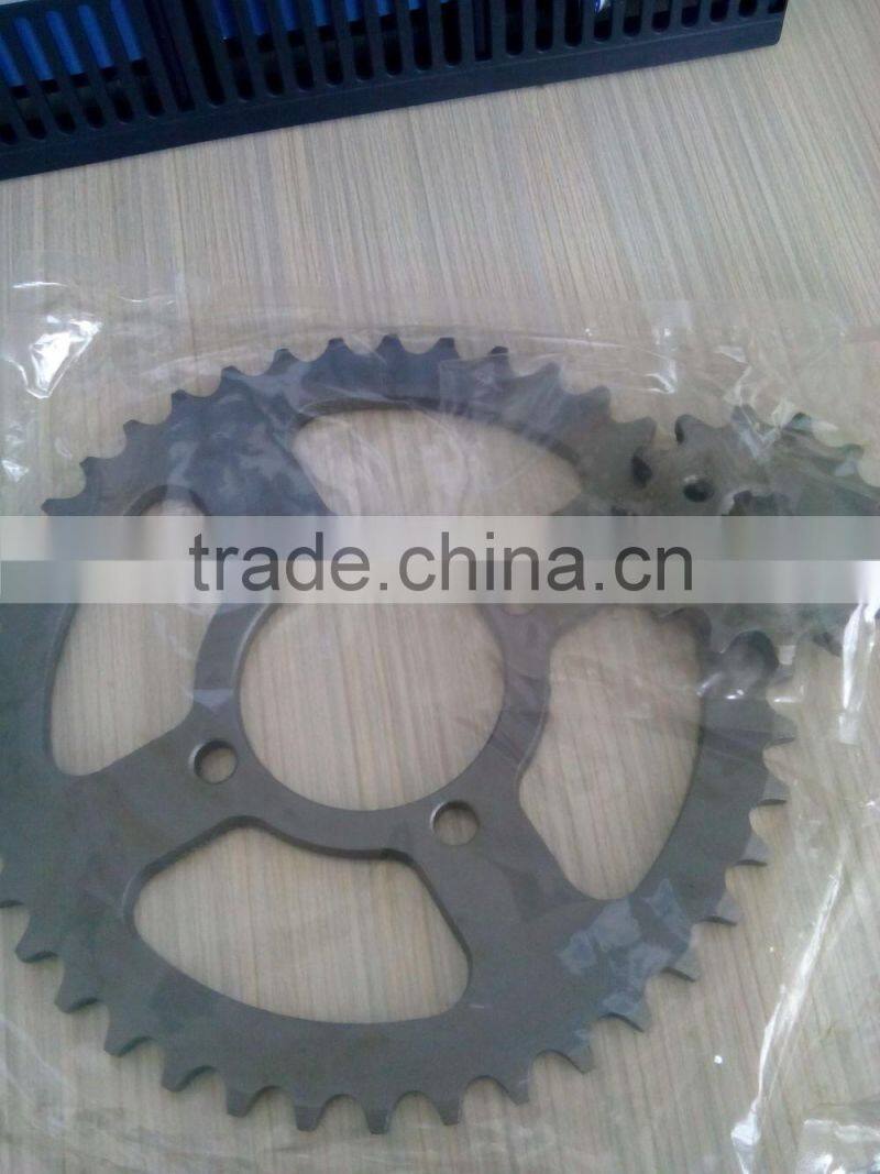 high quality scooter spare part rear sprocket for CD70