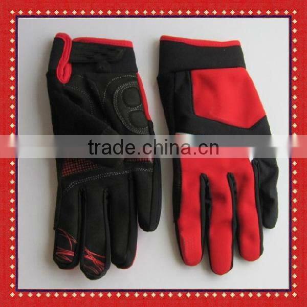 Neoprene cuff Red Road bike gloves
