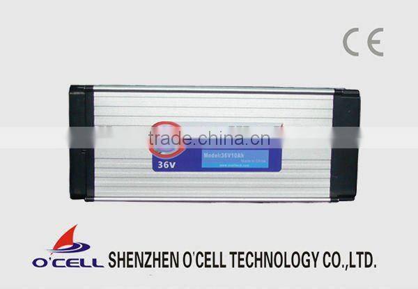 rear rack type 48v lithium ebike battery pack