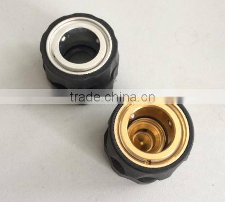 Brass quick connect set for hose