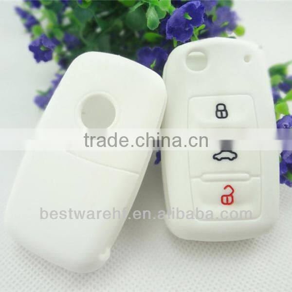Top!!!For Volkswagen 3 buttons smart remote key,car key key case