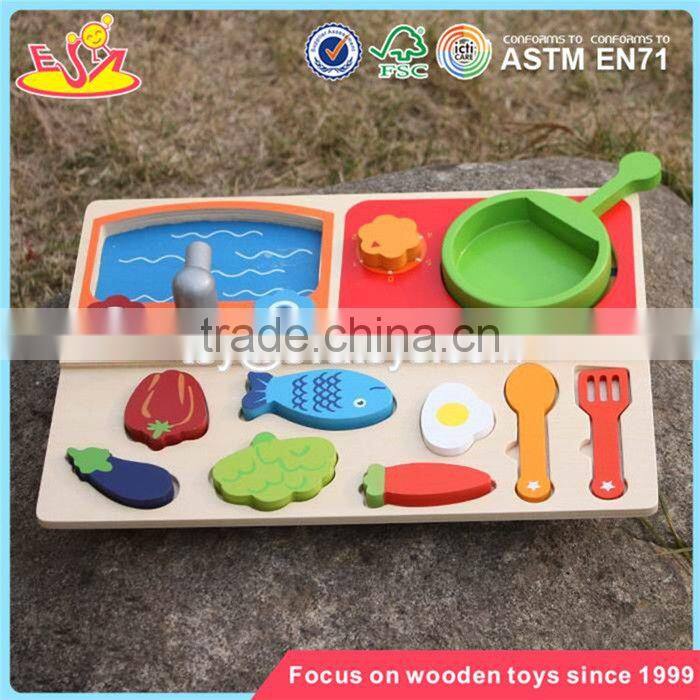 wholesale preschool play food wooden cooking toys new design wooden cooking toys for kids W10B187