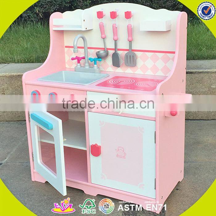wholesale baby wooden kitchen toy,creative baby wooden kitchen sets toy,kids role play wooden kitchen toy for fun W10C151