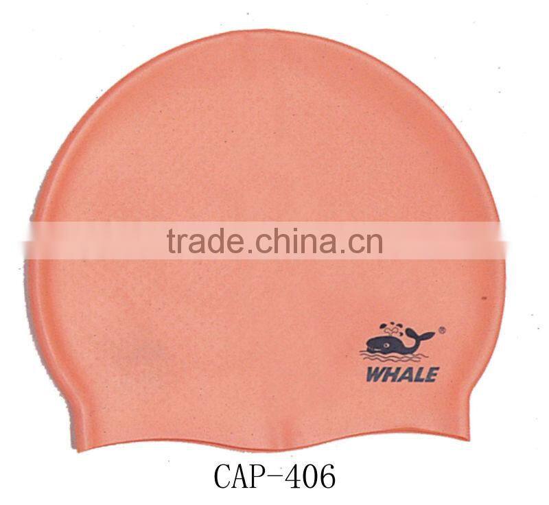 Waterproof swim cap,contouted shap swimming cap(CAP-400)