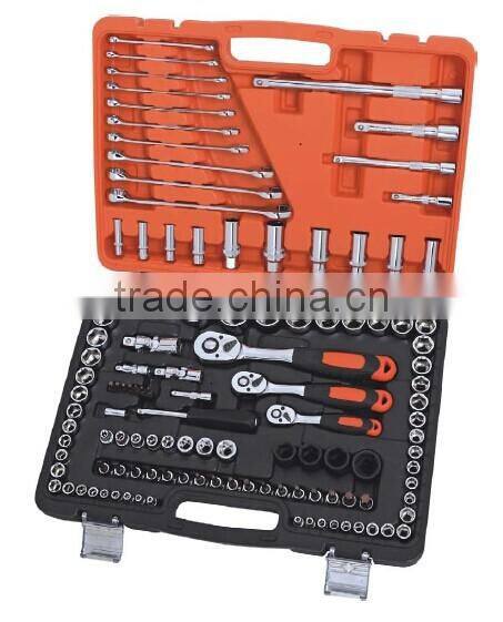 120pcs CRV steel sockets & bits & spanner wrench tools set