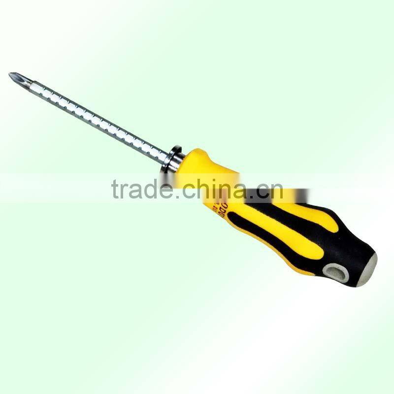 D1034 213 Black and Yellow wear heart handle with adjustable two use screwdriver