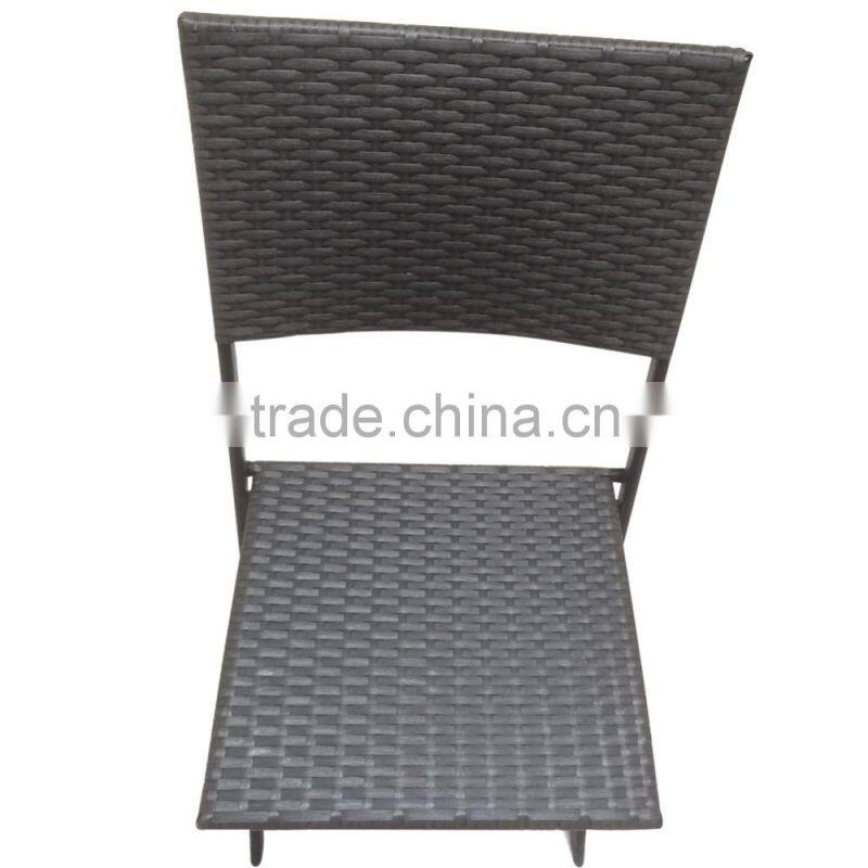 Customized rattan table and chair for drinking for hot sale