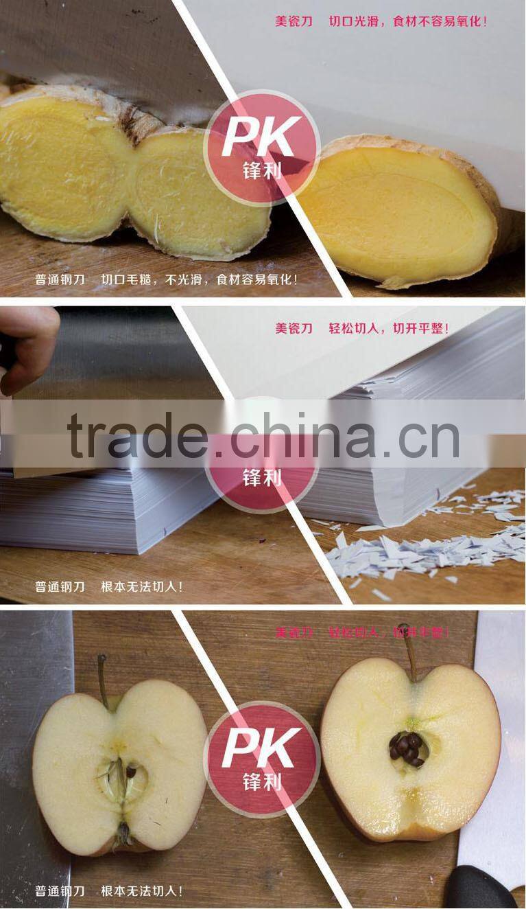 Food safe ceramic knife set