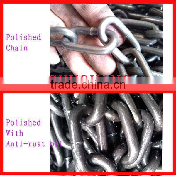 Welded High Polished Short Link Chain