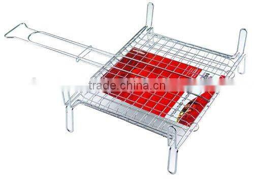 chinese bbq equipment skewer rack with 6pcs skewers