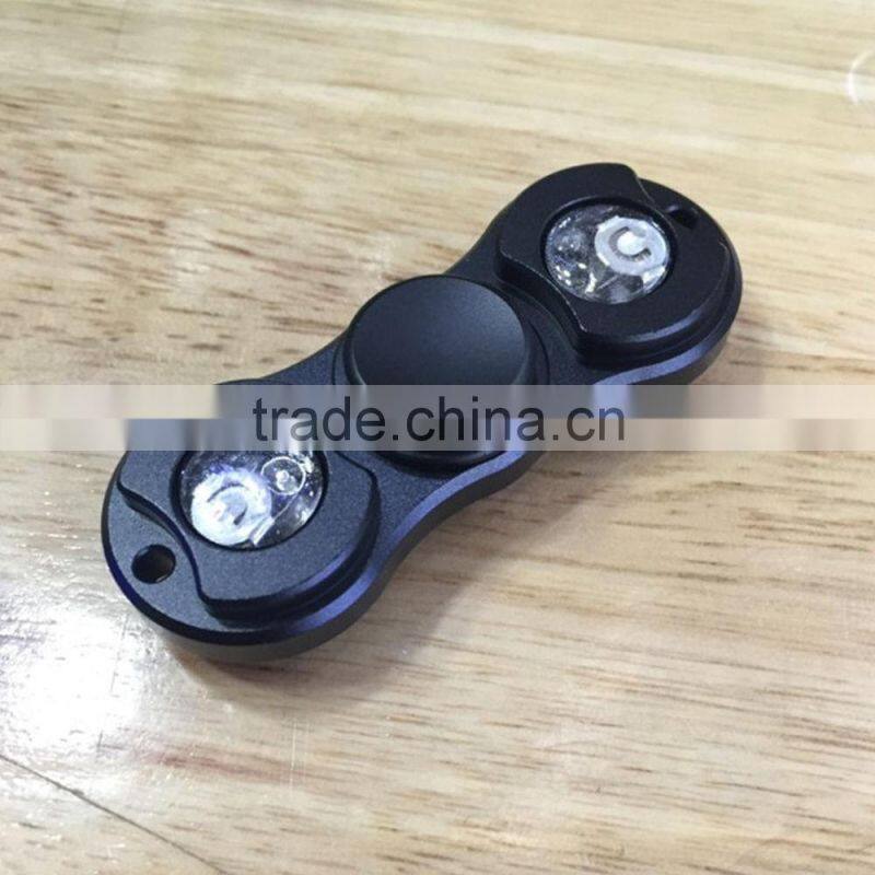 2017 new hot Anti Stress Hand Tri-Spinner LED Noctilucent Fidget Finger Toy EDC For Kid/Adult