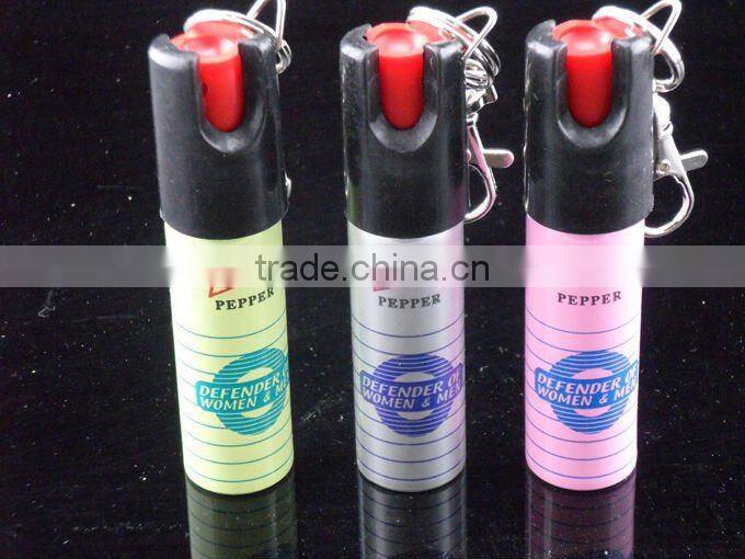 China Top ten hot peppers wholesale ,self defense pepper spray with keychain