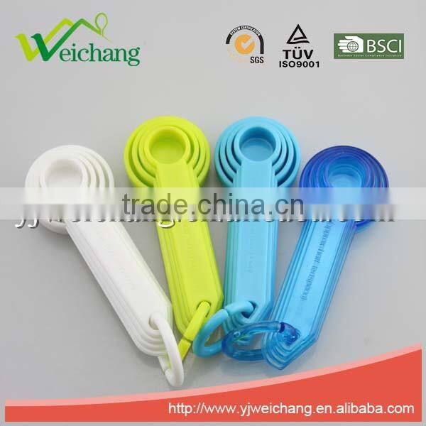 WCA196 Kitchen Measuring spoons (blue Set Of 4),plastic material